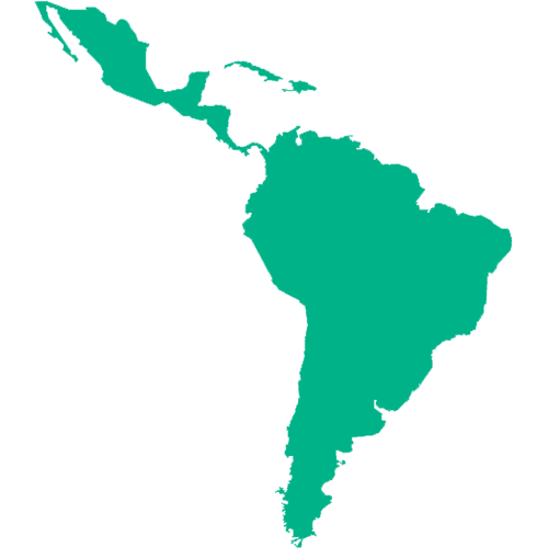 Mapa Latino América